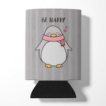 Load image into Gallery viewer, Nursery Be Happy Penquin Can or Bottle Hugger BB7478CC