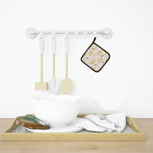 Load image into Gallery viewer, Watercolor Leaves Pink Pot Holders - Set of 2 - Heat-Resistant Kitchen Essentials BB7480PTHD