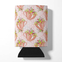 Load image into Gallery viewer, Tea Cup and Flowers Pink Can or Bottle Hugger BB7481CC