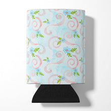 Load image into Gallery viewer, Watercolor Blue Flowers and Swirls Can or Bottle Hugger BB7482CC