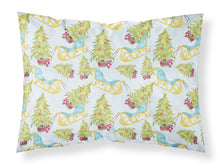 Load image into Gallery viewer, Christmas Tree and Sleigh Fabric Standard Pillowcase – Artistic Decorative Front, White Back BB7486PILLOWCASE