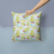 Load image into Gallery viewer, Christmas Tree and Sleigh Throw Pillow - 14x14 Decorative Pillow – Art for Your Home &amp; Patio BB7486PW1414