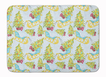 Load image into Gallery viewer, Christmas Tree and Sleigh Machine Washable Memory Foam Mat BB7486RUG