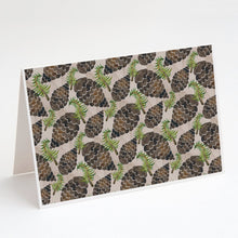 Load image into Gallery viewer, Watercolor Pine Cones Greeting Cards -  Blank Note Cards – 8-Pack of Artist-Designed Cards with Envelopes