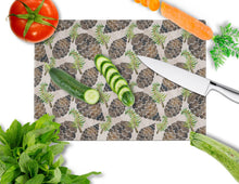 Load image into Gallery viewer, Watercolor Pine Cones Glass Cutting Boards – Durable, Decorative Kitchen Art Large BB7489LCB