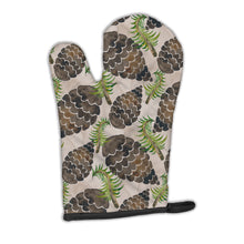 Load image into Gallery viewer, Watercolor Pine Cones Oven Mitt BB7489OVMT