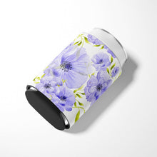 Load image into Gallery viewer, Watercolor Blue Flowers Can or Bottle Hugger BB7491CC