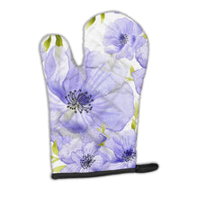 Load image into Gallery viewer, Watercolor Blue Flowers Oven Mitt BB7491OVMT