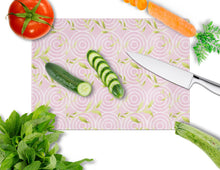 Load image into Gallery viewer, Gemoetric Circles on Pink Watercolor Glass Cutting Boards – Durable, Decorative Kitchen Art Large BB7492LCB