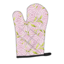 Load image into Gallery viewer, Gemoetric Circles on Pink Watercolor Oven Mitt BB7492OVMT