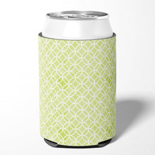 Load image into Gallery viewer, Gemoetric Circles on Green Watercolor Can or Bottle Hugger BB7493CC