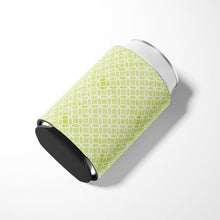 Load image into Gallery viewer, Gemoetric Circles on Green Watercolor Can or Bottle Hugger BB7493CC