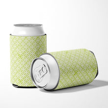 Load image into Gallery viewer, Gemoetric Circles on Green Watercolor Can or Bottle Hugger BB7493CC