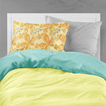 Load image into Gallery viewer, Fall Leaves and Branches Fabric Standard Pillowcase – Artistic Decorative Front, White Back BB7495PILLOWCASE