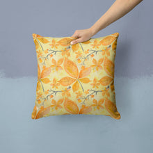 Load image into Gallery viewer, Fall Leaves and Branches Throw Pillow - 14x14 Decorative Pillow – Art for Your Home &amp; Patio BB7495PW1414