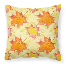 Load image into Gallery viewer, Fall Leaves Scattered Fabric Decorative Pillow BB7496PW1818