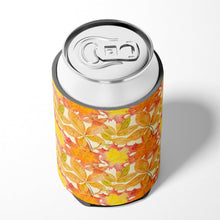 Load image into Gallery viewer, Fall Leaves Watercolor Can or Bottle Hugger BB7497CC