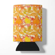 Load image into Gallery viewer, Fall Leaves Watercolor Can or Bottle Hugger BB7497CC