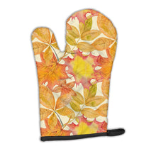 Load image into Gallery viewer, Fall Leaves Watercolor Oven Mitt BB7497OVMT