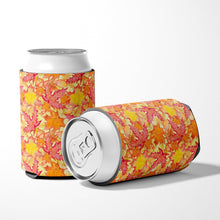 Load image into Gallery viewer, Fall Leaves Watercolor Red Can or Bottle Hugger BB7498CC