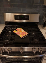 Load image into Gallery viewer, Fall Leaves Watercolor Red Oven Mitt BB7498OVMT