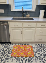 Load image into Gallery viewer, Fall Leaves Watercolor Red Machine Washable Memory Foam Mat BB7498RUG