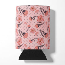Load image into Gallery viewer, Pink Flowers and Polka Dots Can or Bottle Hugger BB7499CC
