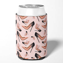 Load image into Gallery viewer, Watercolor Fashion Diva Shoes Can or Bottle Hugger BB7504CC