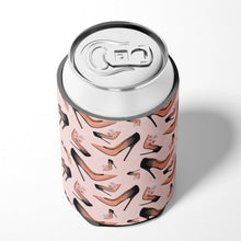 Load image into Gallery viewer, Watercolor Fashion Diva Shoes Can or Bottle Hugger BB7504CC