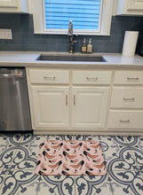 Load image into Gallery viewer, Watercolor Fashion Diva Shoes Machine Washable Memory Foam Mat BB7504RUG