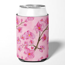 Load image into Gallery viewer, Watercolor Pink Flowers Can or Bottle Hugger BB7505CC