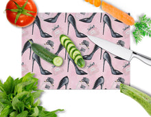 Load image into Gallery viewer, Fashion Diva Shoes and Perfume Glass Cutting Boards – Durable, Decorative Kitchen Art Large BB7507LCB