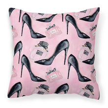 Load image into Gallery viewer, Fashion Diva Shoes and Perfume Fabric Decorative Pillow BB7507PW1818