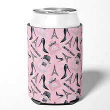 Load image into Gallery viewer, Watercolor Fashion Diva Shoes and accessories Can or Bottle Hugger BB7508CC