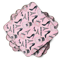 Load image into Gallery viewer, Watercolor Fashion Diva Shoes and accessories Foam Coaster  BB7508FC