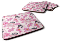 Load image into Gallery viewer, Watercolor Pink Flowers and Perfume Foam Coaster  BB7510FC