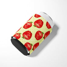 Load image into Gallery viewer, Watercolor Apples and Polkadots Can or Bottle Hugger BB7516CC