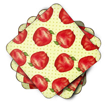 Load image into Gallery viewer, Watercolor Apples and Polkadots Foam Coaster  BB7516FC