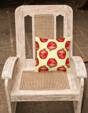 Load image into Gallery viewer, Watercolor Apples and Polkadots Fabric Decorative Pillow BB7516PW1818