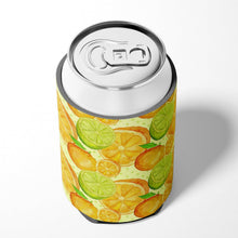 Load image into Gallery viewer, Watercolor Limes and Oranges Citrus Can or Bottle Hugger BB7517CC