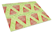 Load image into Gallery viewer, Watercolor Watermelon Glass Cutting Boards – Durable, Decorative Kitchen Art Large BB7518LCB