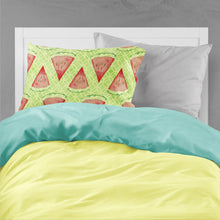 Load image into Gallery viewer, Watercolor Watermelon Fabric Standard Pillowcase – Artistic Decorative Front, White Back BB7518PILLOWCASE