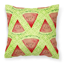 Load image into Gallery viewer, Watercolor Watermelon Fabric Decorative Pillow BB7518PW1818