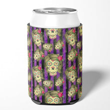 Load image into Gallery viewer, Watecolor Day of the Dead Halloween Can or Bottle Hugger BB7519CC