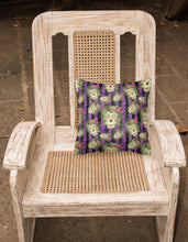 Load image into Gallery viewer, Watecolor Day of the Dead Halloween Fabric Decorative Pillow BB7519PW1818