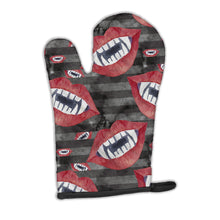Load image into Gallery viewer, Watecolor Halloween Vampire Teeth Oven Mitt BB7520OVMT
