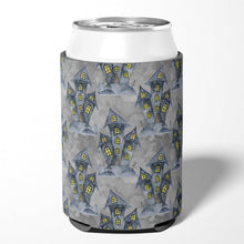 Load image into Gallery viewer, Watecolor Halloween Haunted House Can or Bottle Hugger BB7522CC