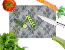 Load image into Gallery viewer, Watecolor Halloween Haunted House Glass Cutting Boards – Durable, Decorative Kitchen Art Large BB7522LCB