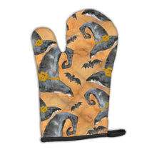 Load image into Gallery viewer, Watecolor Halloween Witches Hat Oven Mitt BB7523OVMT
