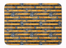 Load image into Gallery viewer, Watecolor Halloween Spiders Machine Washable Memory Foam Mat BB7526RUG